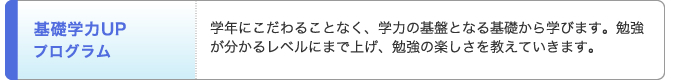 基礎学力ＵＰプログラム